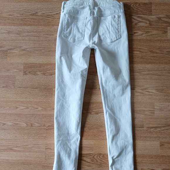 Rag and Bone High Rise Ankle Skinny Stretch White Denim Jeans Size 25 - Picture 4 of 8